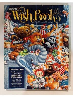 2002 Sears Wish Book Christmas Catalog Canada PS2 GameCube Xbox Toys Roots 1012p